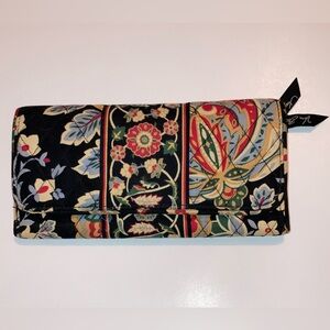 Vera Bradley Floral Black Wallet